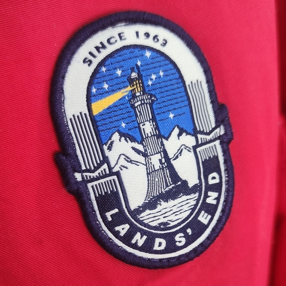 Lands End plus squall cherry red jacket - Picture 7 of 10